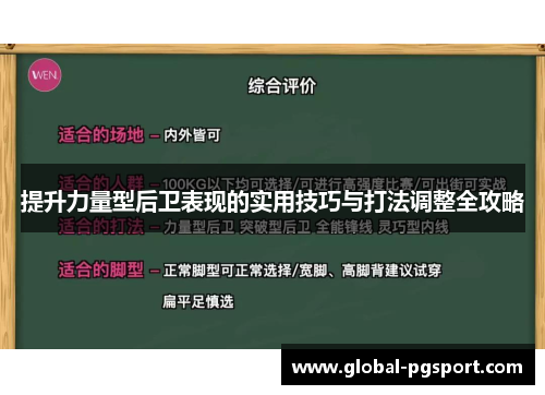 提升力量型后卫表现的实用技巧与打法调整全攻略 提升力量型后卫表现的实用技巧与打法调整全攻略